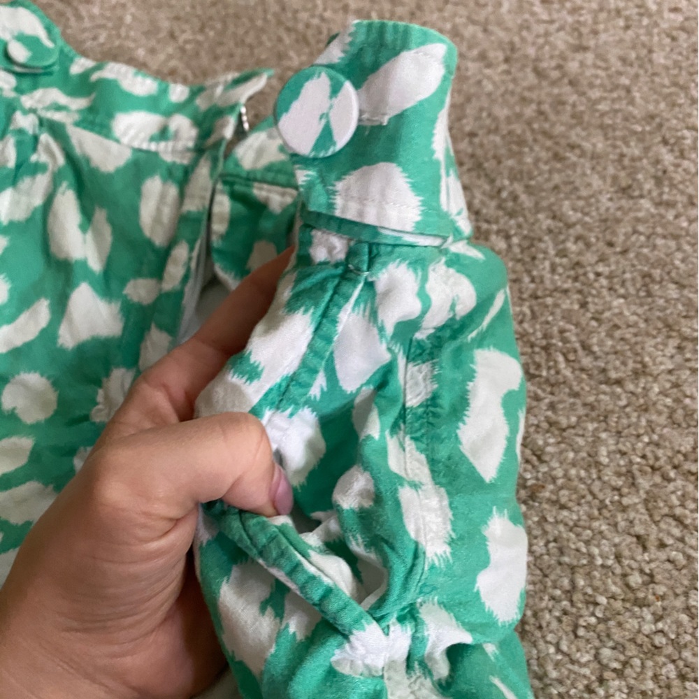 Milly green print shorts - Picture 3 of 7